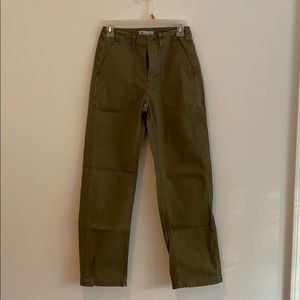 Madewell high waisted, wide leg pants